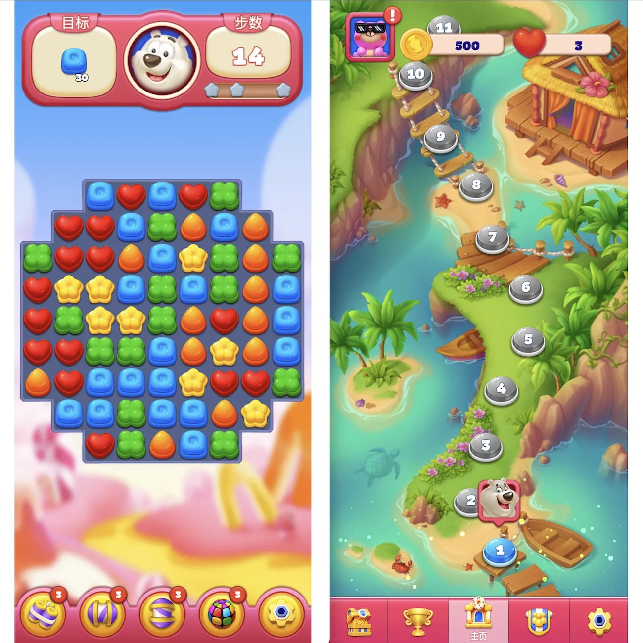 cocos源码糖果消消乐cocoscreator3.x完整小游戏源码