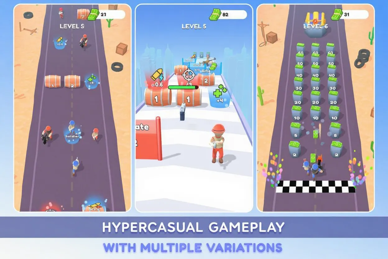 Unity Epic Runner Template Editor 1.0.3 跑酷射击源码