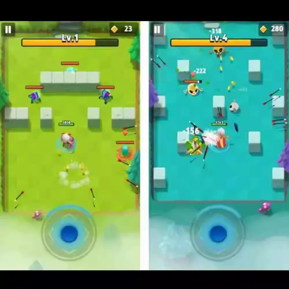 unity3d仿弓箭传说小游戏竖屏游戏源码