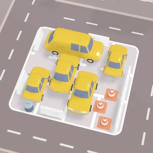 Unity停车场(挪车)ParkingInc3D精品游戏源码益智休闲解压