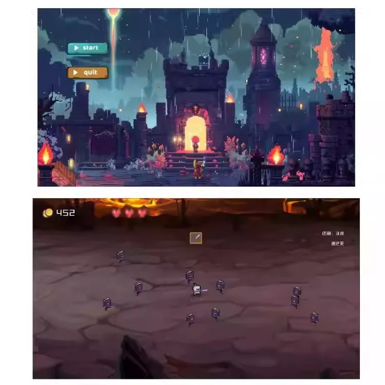 仿元气骑士 休闲小游戏源码 _ Unity3D引擎APP编程开发