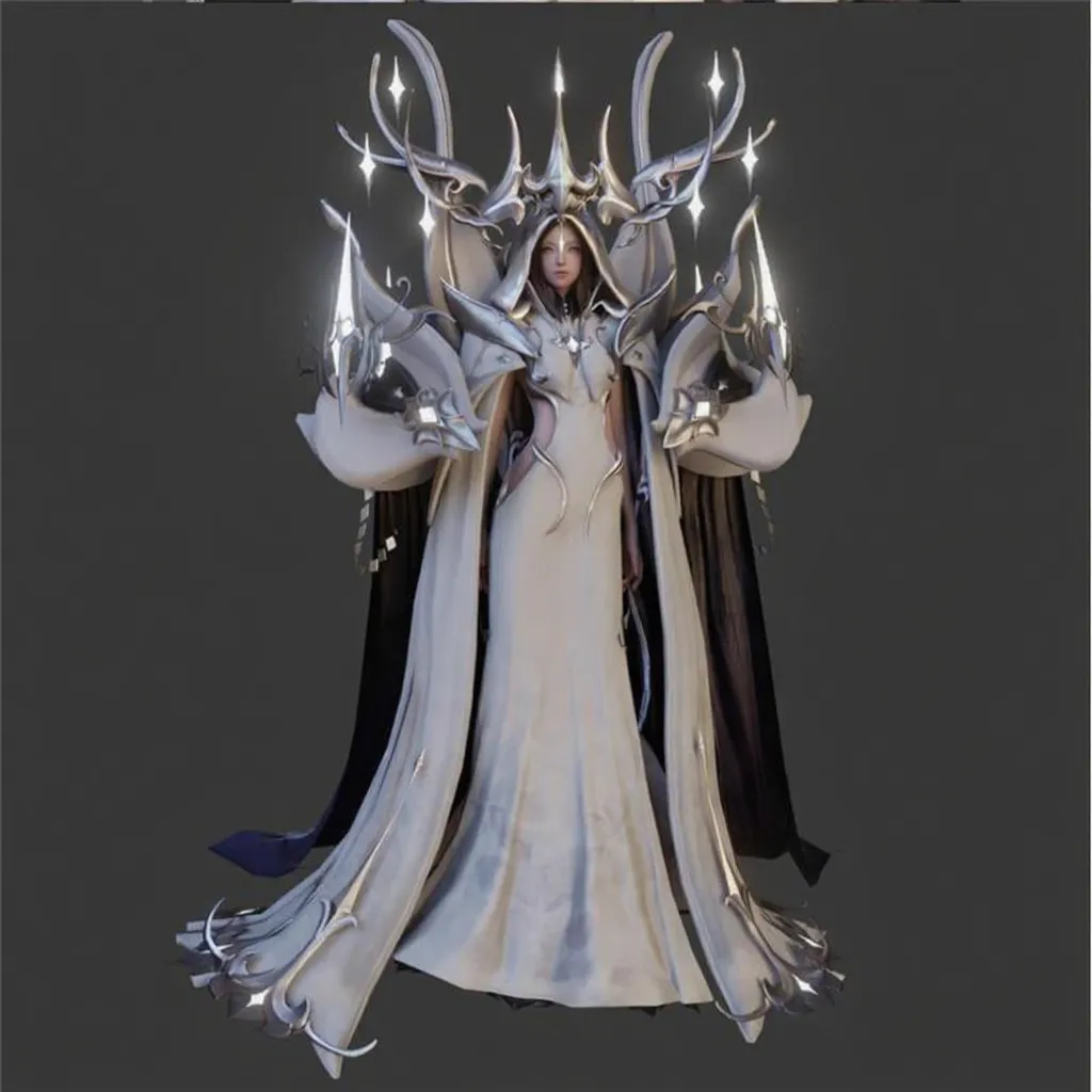 次世代城主女王动作素材3dmax源文件fbx人物角色游戏3d模型带动画